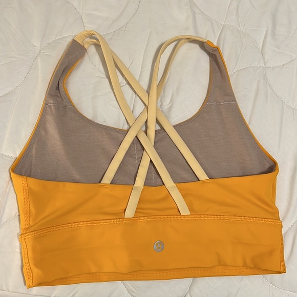 Lululemon sports bra align size 6 yellow - Picture 2 of 2